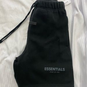 FOG - FEAR OF GOD Black Sweat Shorts
